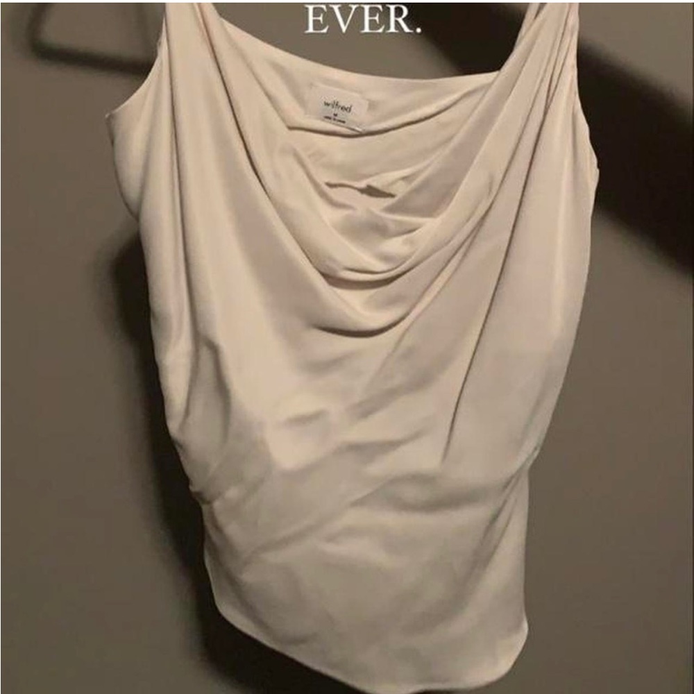 Aritzia Wilfred crowl neck top
